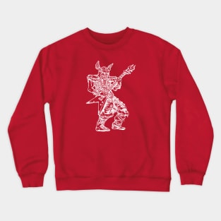 SEEMBO Viking Playing Guitar Guitarist Musician Music Band Crewneck Sweatshirt